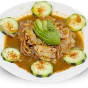 aguachile rojo de camarón