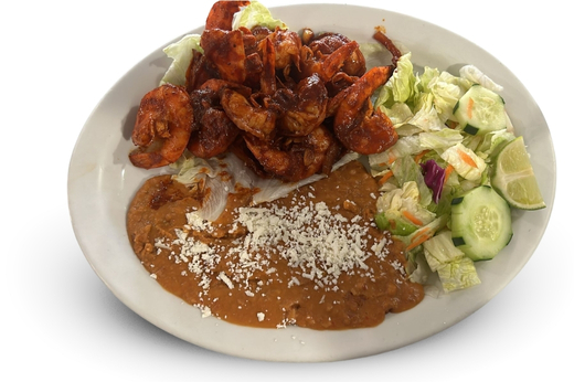 Menu camarones al chipotle